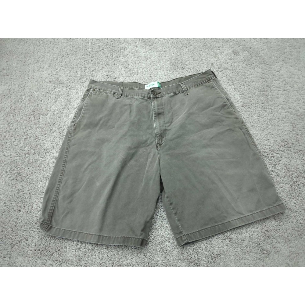 Wrangler Chino Shorts Mens 38W Brown Inseam: 10" Preppy Casual